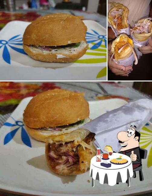Order a burger at FOOD FACTORY