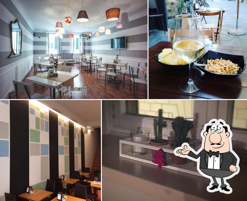 Dai un'occhiata agli interni di GLAM Lounge Cafè