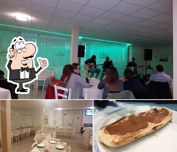 Guarda la foto che mostra la interni e cibo di Pizzeria Bon Bon