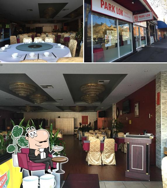 The image of interior and exterior at Park Lok Chinese Restaurant
