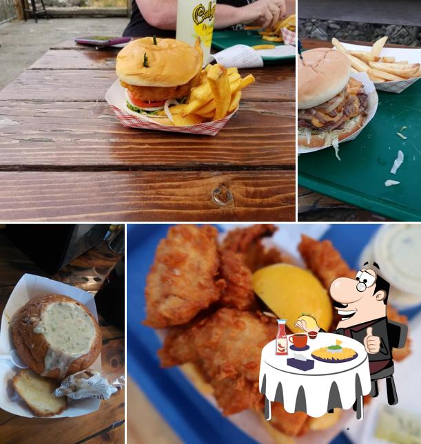 Try out a burger at Sea Pal Cove