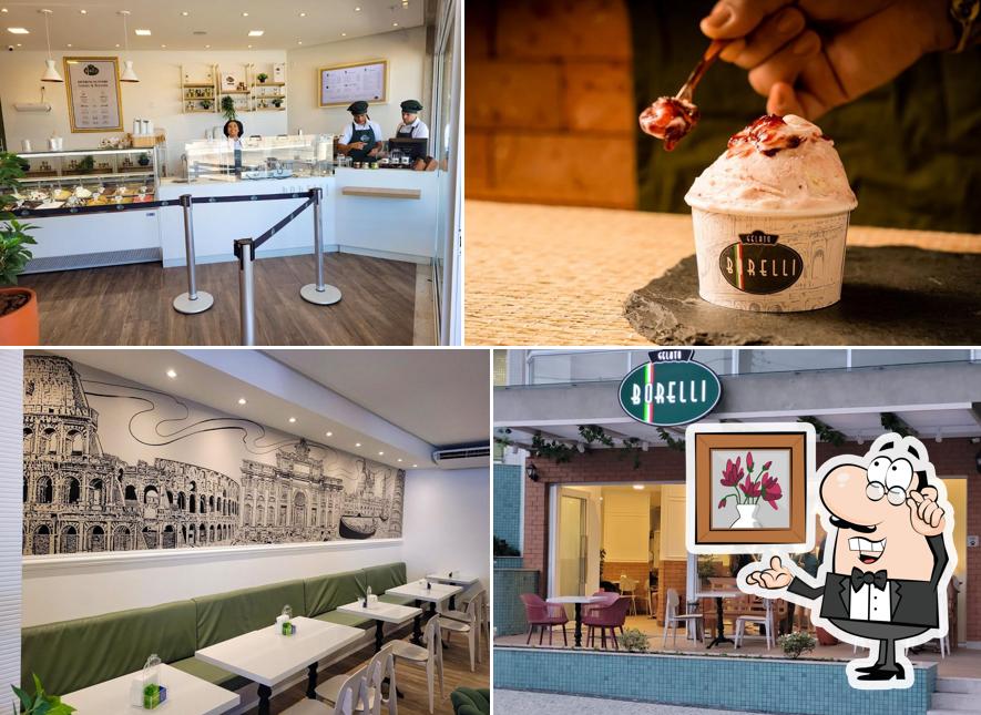 Veja imagens do interior do Gelato Borelli