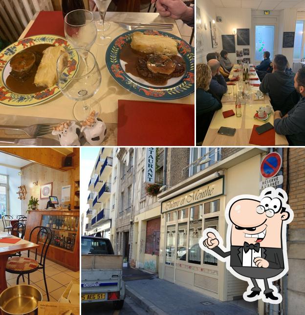 Installez-vous à l'une des tables de Chèvre et Menthe
