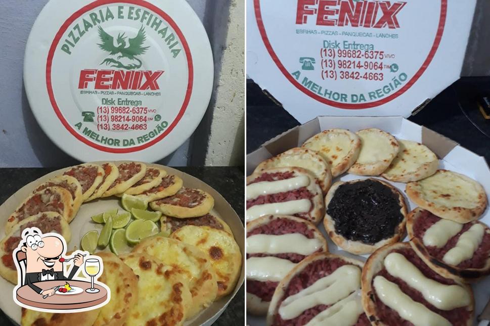 Comida em Pizzaria Fenixx
