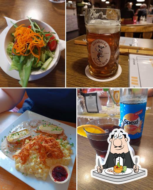 Essen im Restaurant Wirtshaus Frau Huber