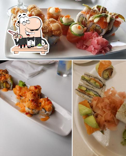 Prenez différentes options de sushi