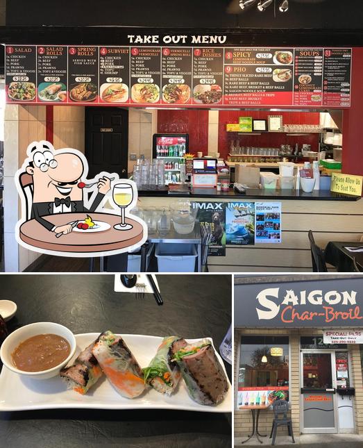 L’image de la nourriture et intérieur de Saigon Char-Broil’s