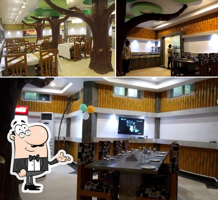 The interior of Vatika Restaurant