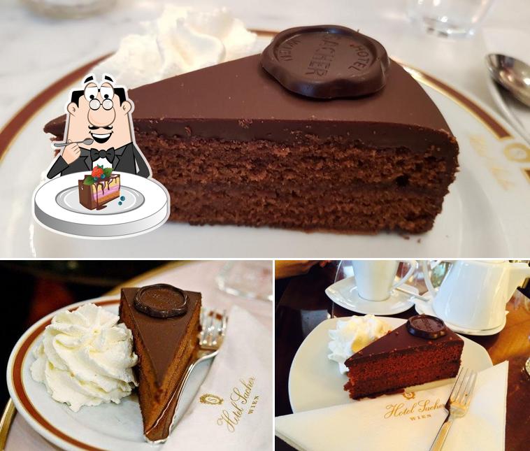 Gâteau au chocolat à Café Sacher Wien