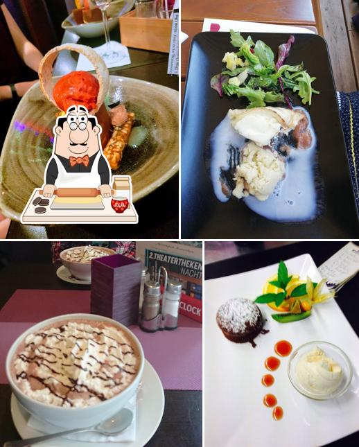 Restaurant Käthe offre une sélection de desserts