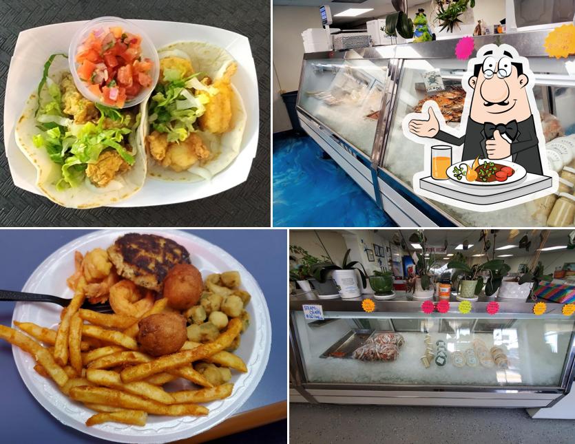 Menu of Frog Island Seafood Inc restaurant, Barco reviews and ratings