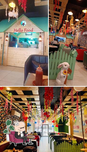 The interior of Hello Food
