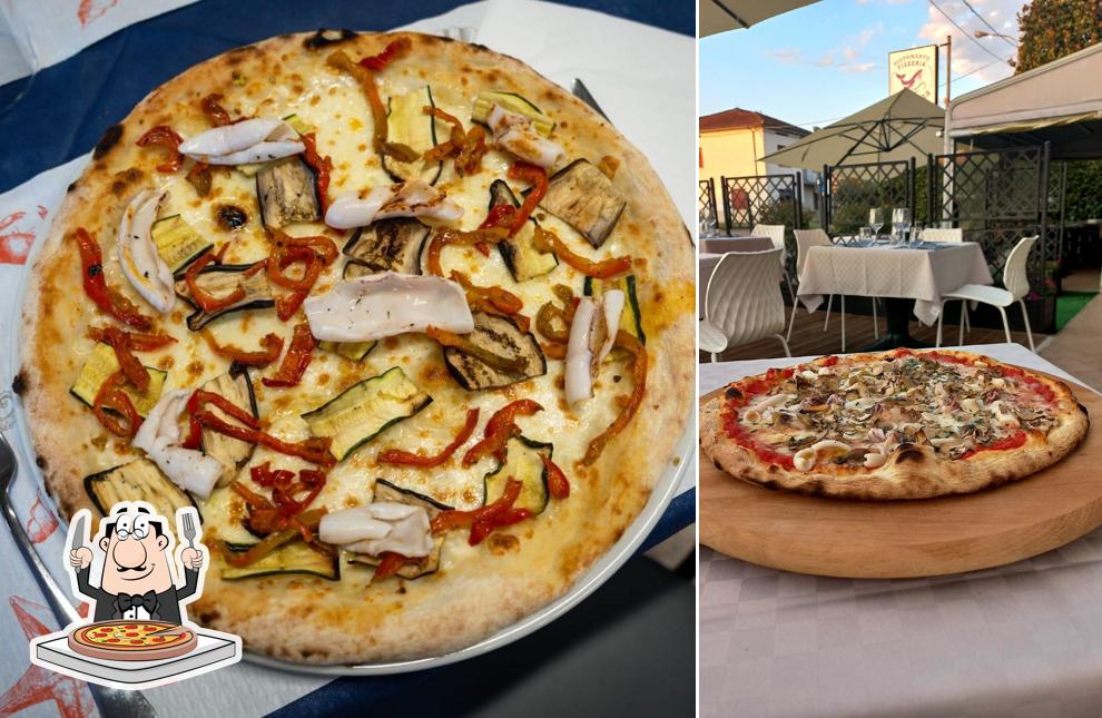 A La Balena - Ristorante Pizzeria di Pesce Lucca, puoi prenderti una bella pizza