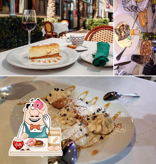Trattoria Reggiano Italian Restaurant serves a range of sweet dishes