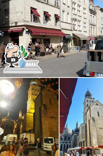 L'extérieur de Brasserie Le Puy St Front