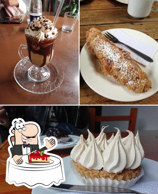 "Cafe de la Peña Pastry French" предлагает большое количество сладких блюд
