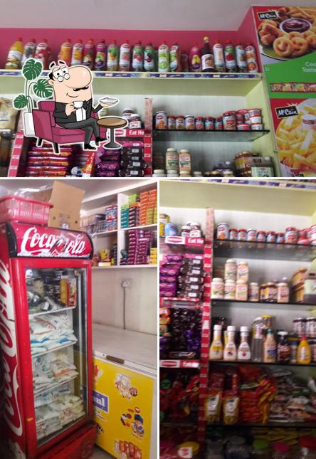 The interior of Foods Corner