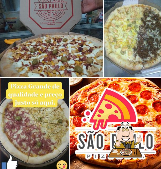Consiga pizza no Pizzaria SÃO PAULO