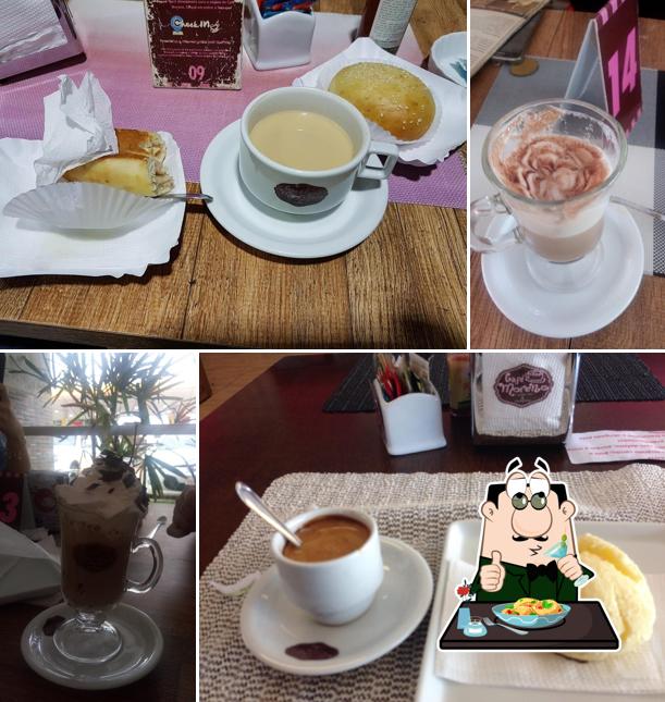Comida em Café Moreno