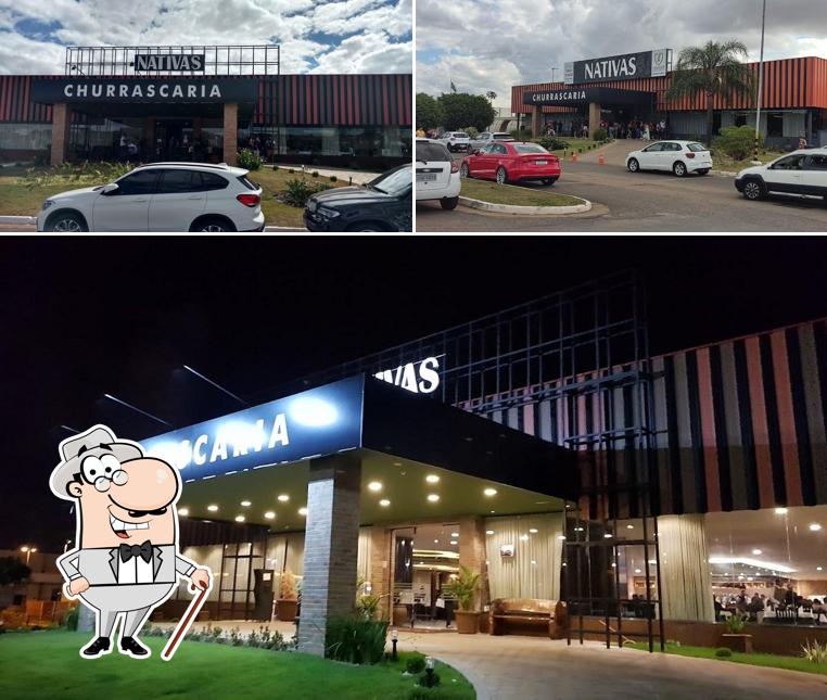 Descubra a área externa do Churrascaria Nativas Grill Brasilia