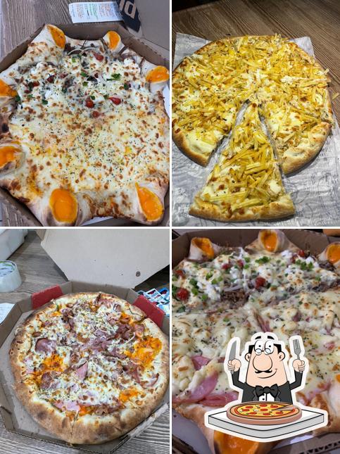 Experimente pizza no Dom Pizzaria