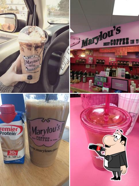The image of drink and food at Marylou's Coffee