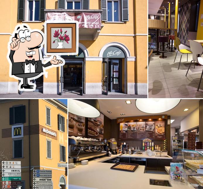 Gli interni di McDonald's Bergamo Piazza Marconi