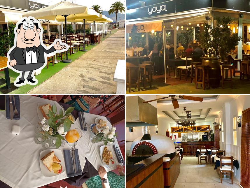 Check out how Restaurante yaya. looks inside