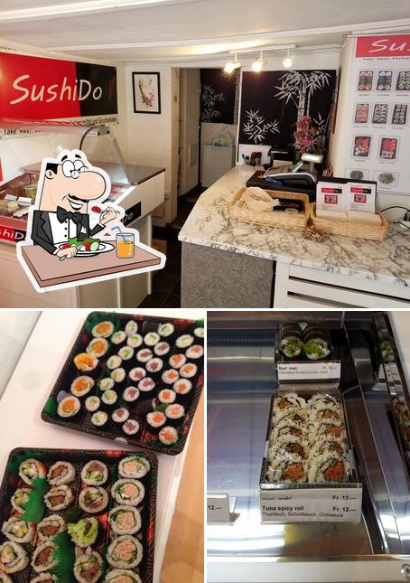 La foto della cibo e interni di Sushido