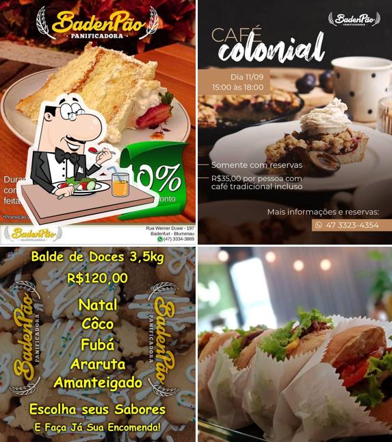 Comida em Panificadora e Confeitaria Badenpão