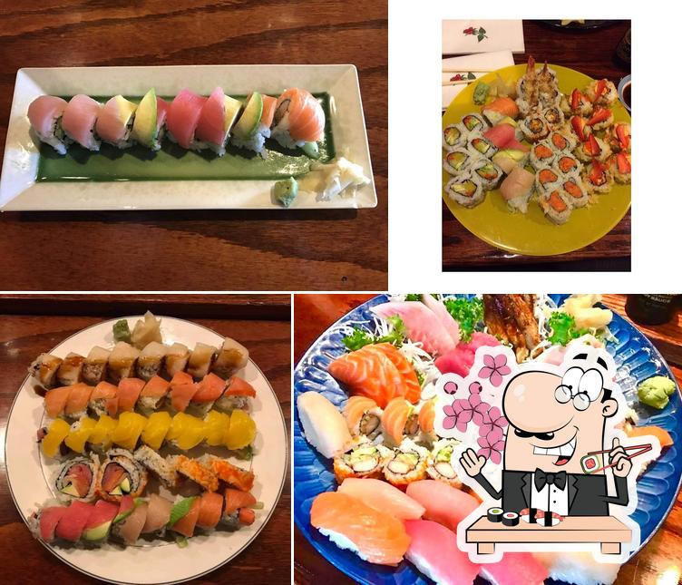 Pick different sushi options