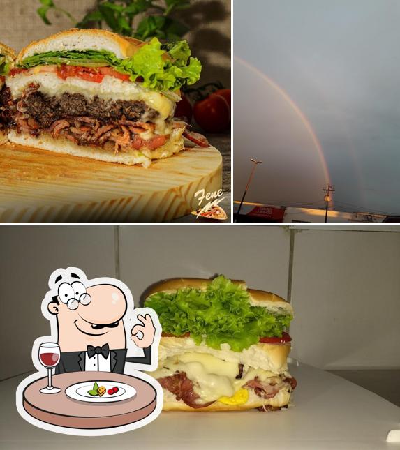 A foto da comida e exterior a Fene Pizza