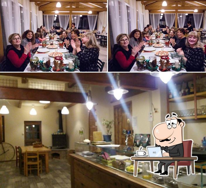 Dai un'occhiata agli interni di L'Orsa l'Agripizzeria