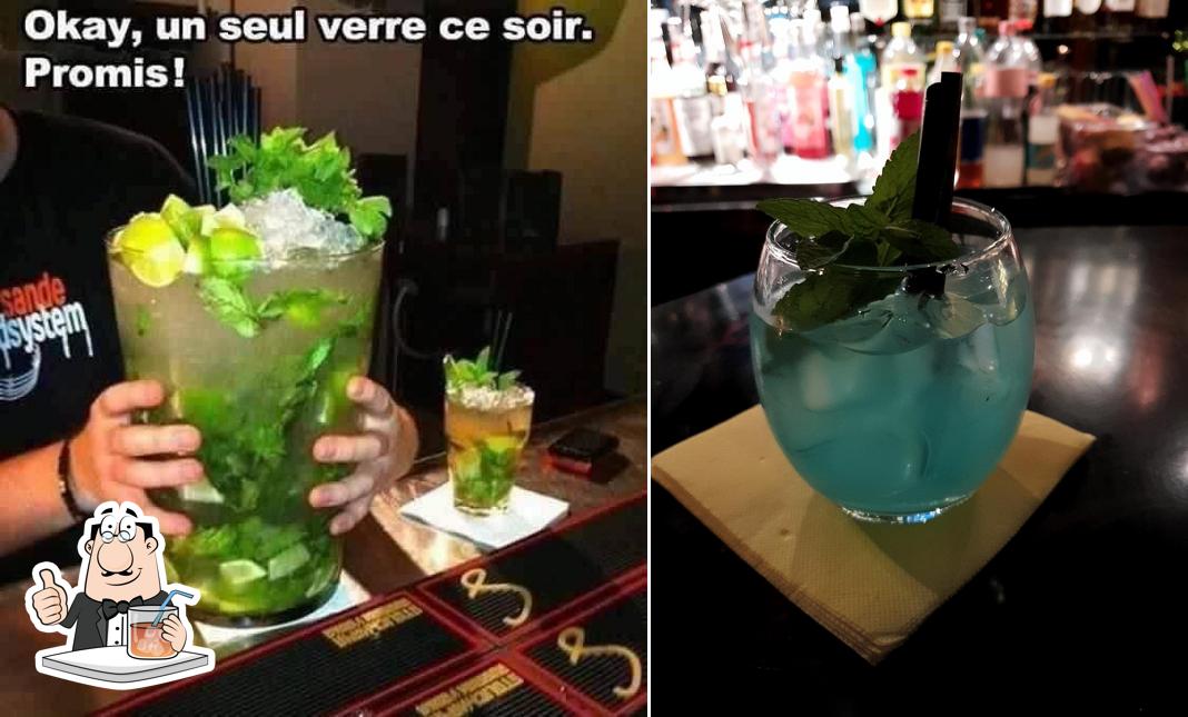 Prenez une boisson du menu