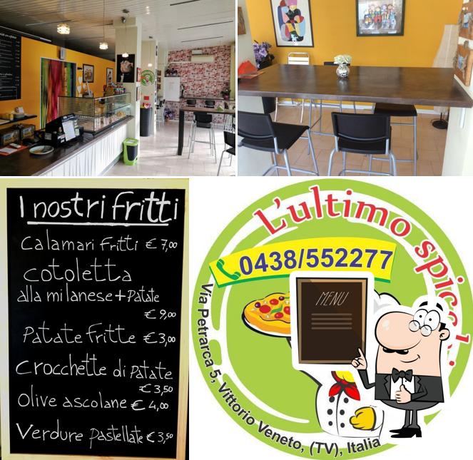 Leggi il menu sulla lavagna