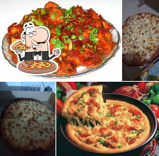 Try out pizza at Shristi Fast Food