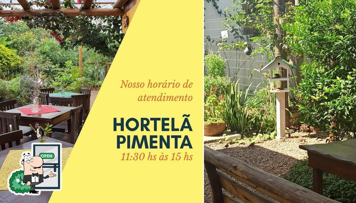 Veja imagens do exterior do Hortelã Pimenta