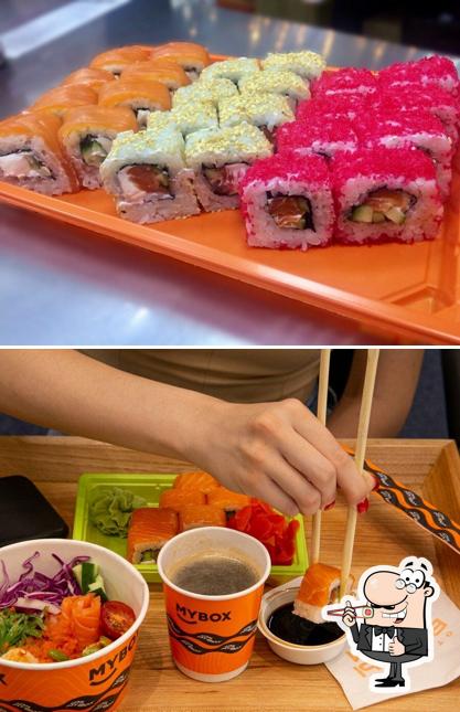 Les sushi sont disponibles à MYBOX