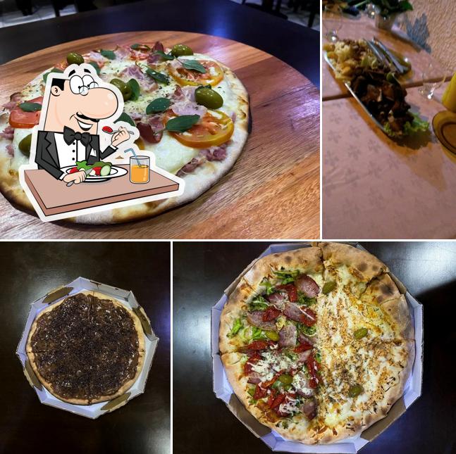 Comida em Restaurante e Pizzaria Villa Grill