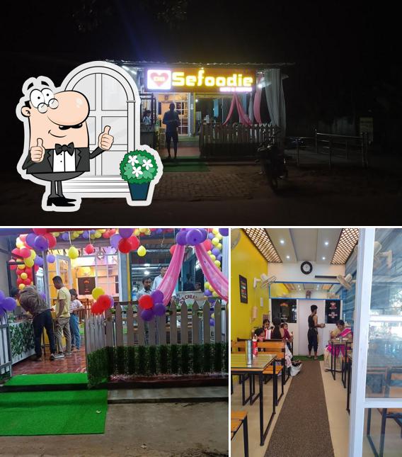 Check out the image displaying exterior and interior at DIL SE FOODIE