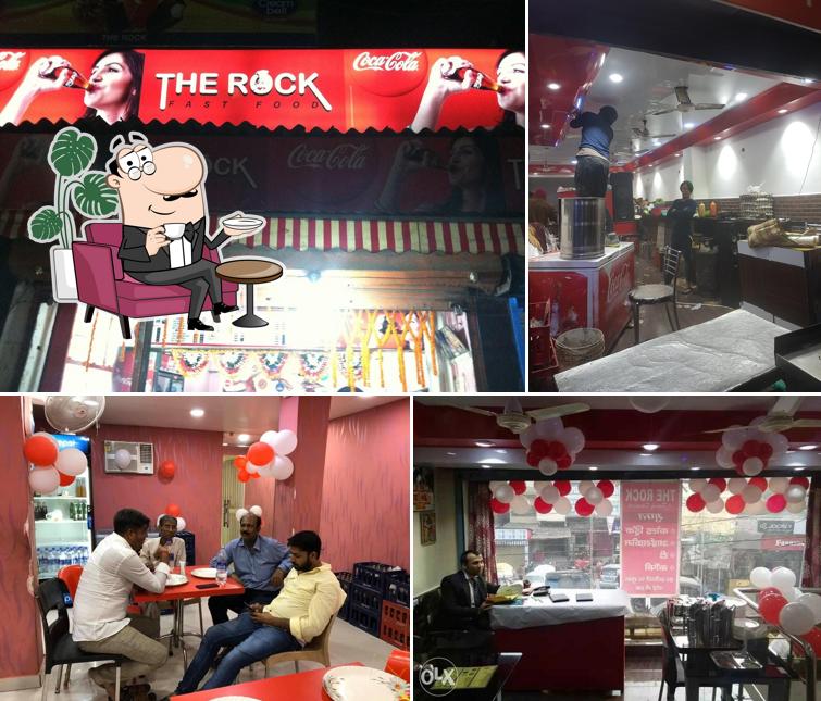 The interior of The Rock Fast Food