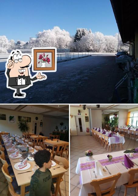 Vérifiez la photo représentant la intérieur et extérieur concernant Restaurant Waldeslust im Schwenninger Moos mit griechischer Küche