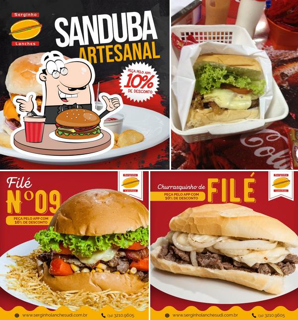 Get a burger at Serginho Lanches