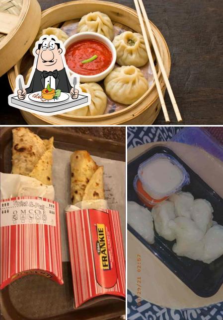 Food at Tibb's Frankie Express