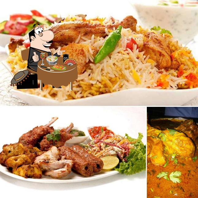 Meals at Red Curry & Kebab