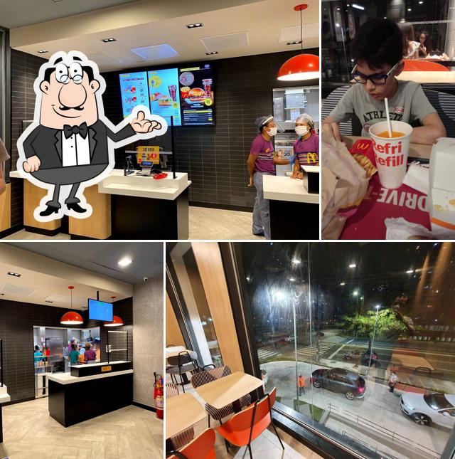 O interior do McDonald's