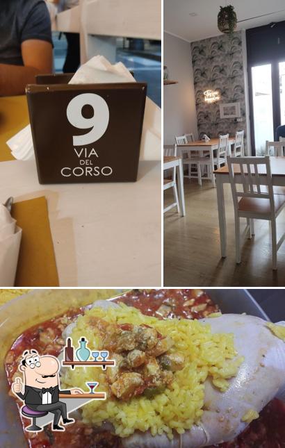 La foto di interni e cibo da Via del Corso Pizzeria Rosticceria