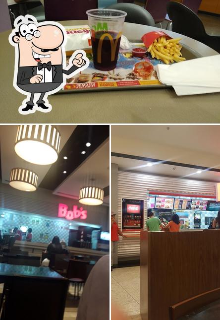 O interior do Bob's Burger - Bangu Shopping II