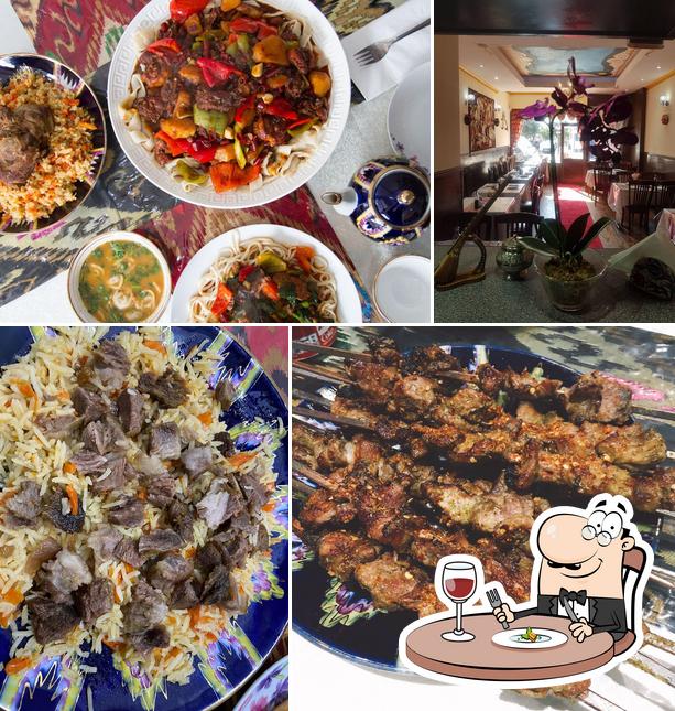 Comida en Etles Uyghur Restaurant