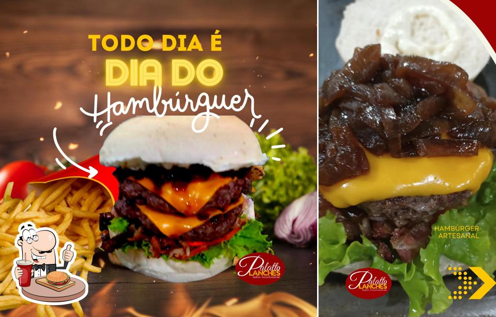 Peça um hambúrguer no Palatto Lanches